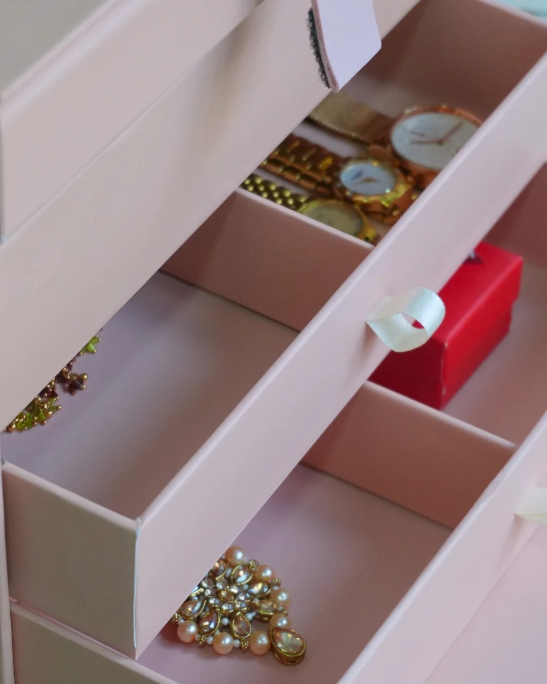 Custom rigid drawer box sliding style rigid boxes UAE for jewelry storage luxury