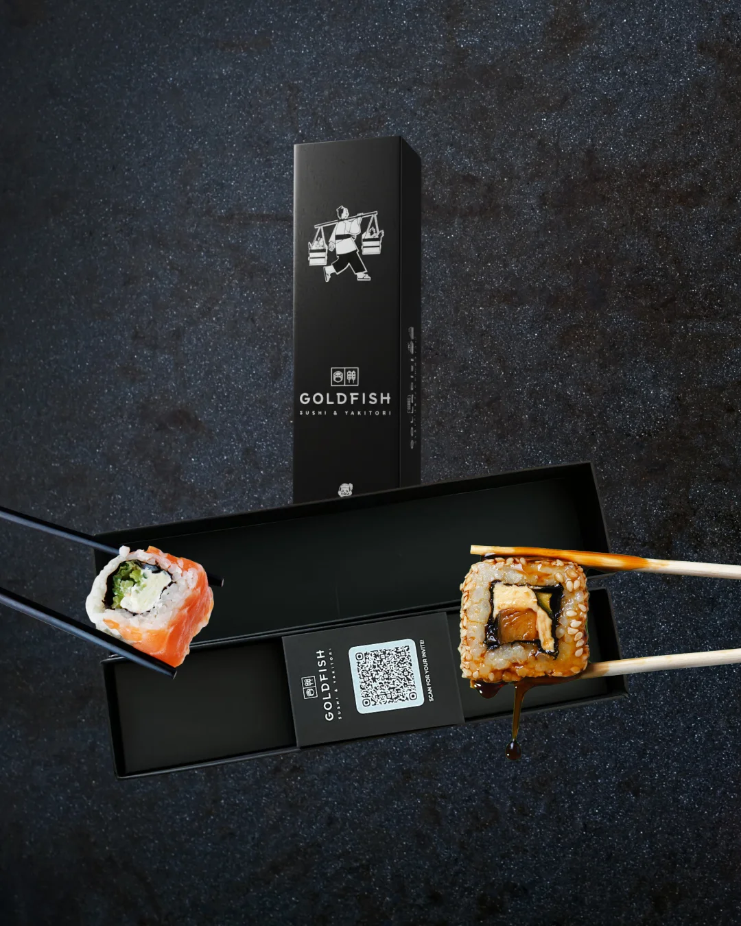 sushi box packaging restaurant cafe food and beverage uae